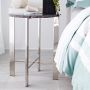 Mercer Side Table, Grey Marble (19&quot;)