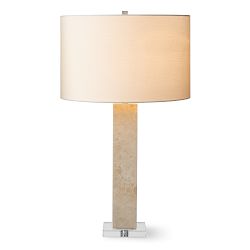 Travertine Table Lamp