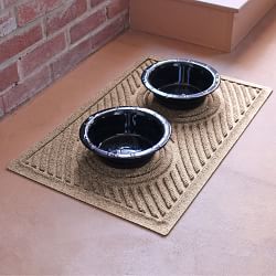 Waterhog Waves Dog Bowl Mat