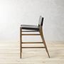 Stratton Leather Slung Counter Stool