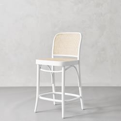 Ton 811 Dining Counter Stool, White Cane