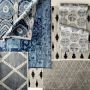 Luke Irwin: Nadya Ikat Hand Knotted Rug Swatch - Free Returns Within 30 Days