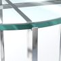 Mercer Side Table, Glass (19&quot;)