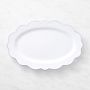AERIN x Williams Sonoma Garden Bouquet Blue Scalloped Platter