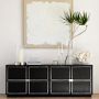 Faux Shagreen Box, Grey
