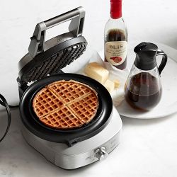 Breville No-Mess Waffle&#174; Classic Round Waffle Maker