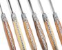 Laguiole En Aubrac Mixed Wood Steak Knives, Set of 6