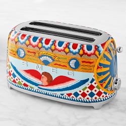 SMEG Dolce &amp; Gabbana 4-Slice Toaster, Sicily is My Love