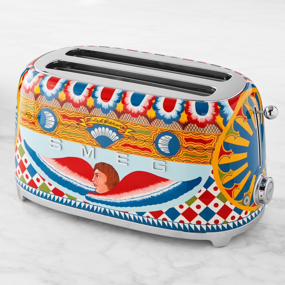 SMEG Dolce &amp; Gabbana 4-Slice Toaster, Sicily is My Love
