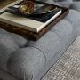 Fairfax Bench, Turned Leg with Tufted Top (51&quot;-61&quot;)