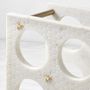 Williams Sonoma Honeycomb Marble Wine Rack