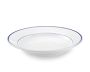 Apilco Tradition Blue-Banded Soup Plates, Set of 4