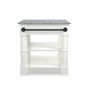 Barrelson Single Kitchen Island with Italian Basalt Top (49&quot;)