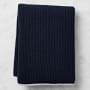 Eco-Friendly Contrast Edge Cashmere Knit Throw