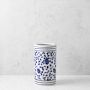 Blue &amp; White Ceramic Umbrella Stand