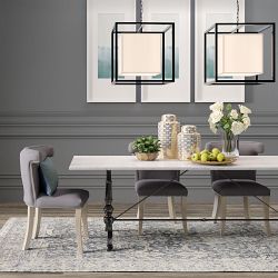 La Coupole Rectangular Iron Bistro Table (72&quot;)