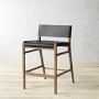 Stratton Leather Slung Counter Stool
