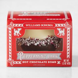 Williams Sonoma Peppermint Bark Hot Chocolate Bomb