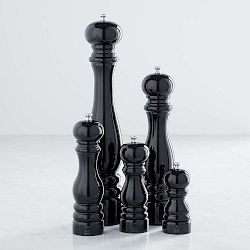 Peugeot Paris U Select Salt &amp; Pepper Mills, Black Laquer