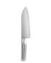 Global Classic Hollow-Ground Santoku Knife, 7&quot;