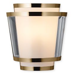 Tarida Indoor/Outdoor Sconce, Antique Brass