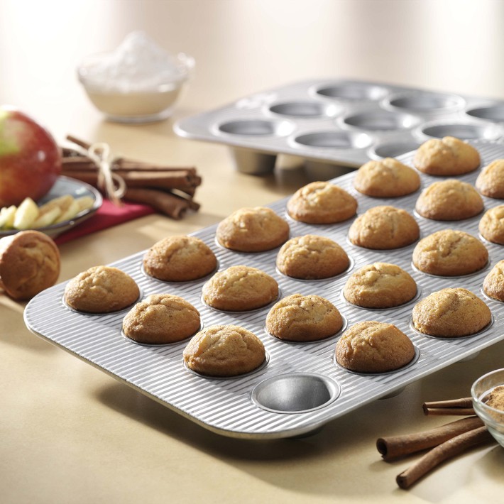 USA Pan Mini Muffin Pan, 24-Well