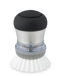 OXO Stainless-Steel Soap Dispensing Palm Brush