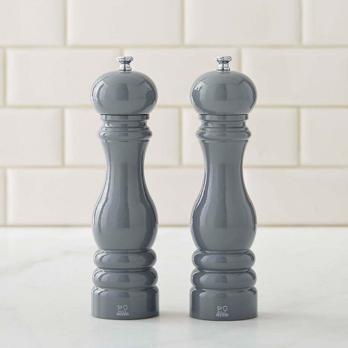 Peugeot Salt & Pepper Mill, Set of 2, Grey Lacquered
