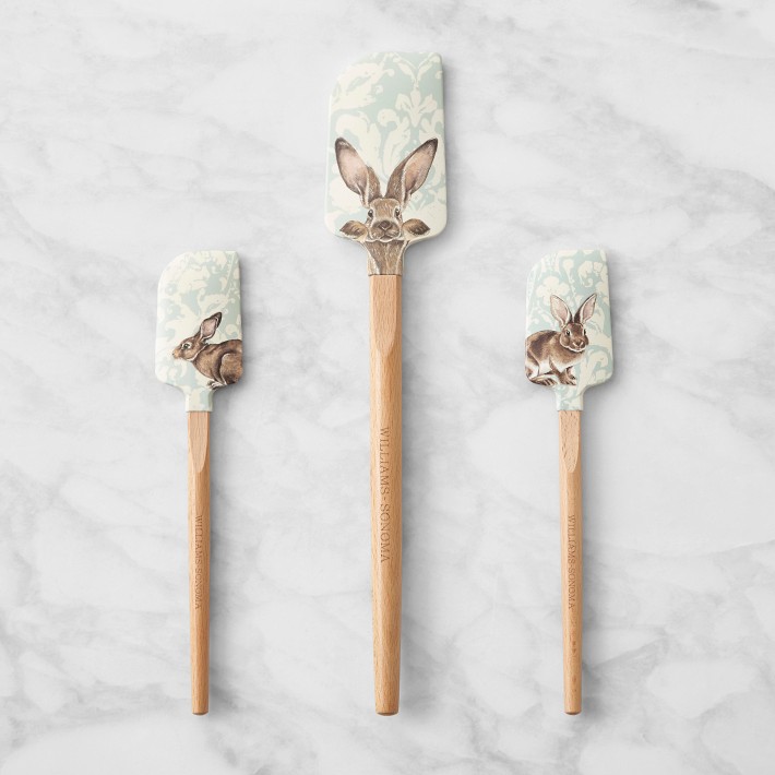 Damask Bunny Spatula, Set of 3