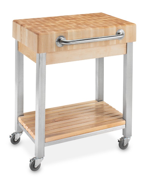 John Boos End-Grain Butcher Block Classic Kitchen Cart
