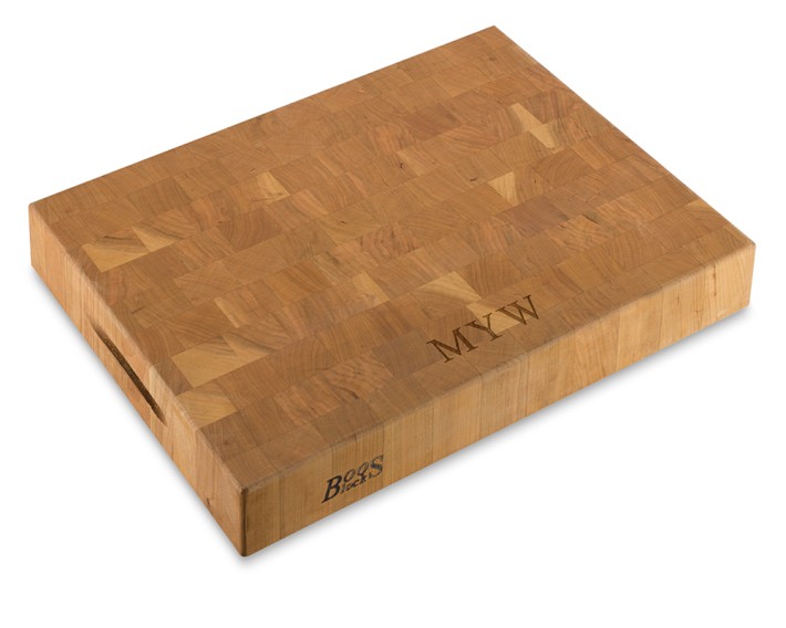 Boos End-Grain Rectangular Chopping Block, Cherry