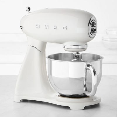 Smeg Full-Color Stand Mixer, All-White