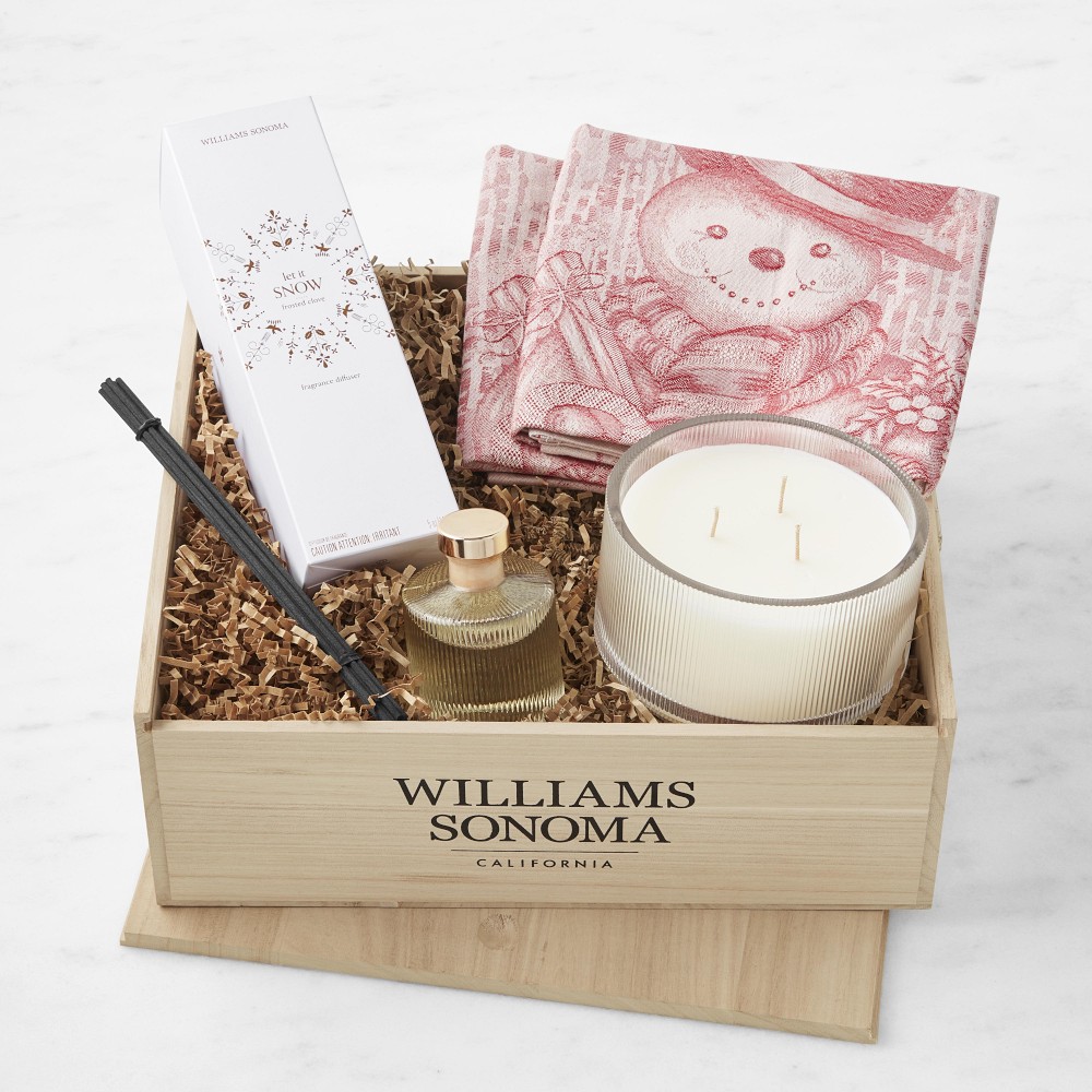 Let It Snow Frosted Clove Novelty Scent Gift Crate