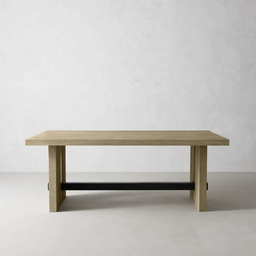 Montauk Rectangular Dining Table, 82, Seadrift