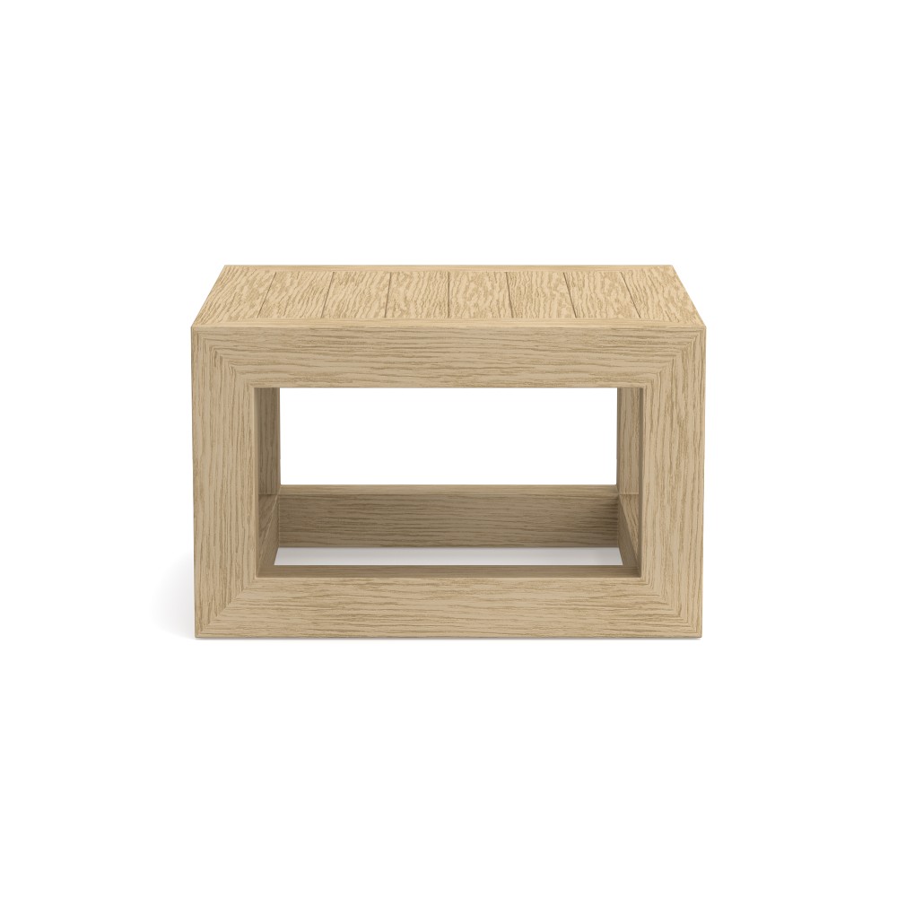 Beaumont Side Table, Wood, Rustic Blonde