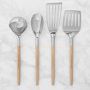 Williams Sonoma Stainless-Steel Utensils with Wooden Handle, Set of 4