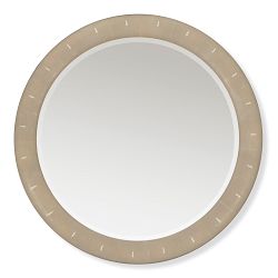Shagreen Round Wall Mirror