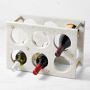 Honeycomb Marble Wine Rack