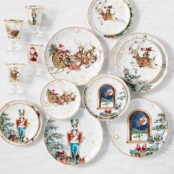 'Twas the Night Before Christmas 16-Piece Set with Goblets