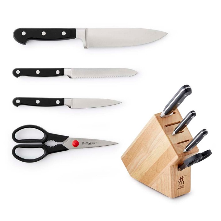 Zwilling J.A. Henckels Pro S 5-Piece Studio Knife Block Set