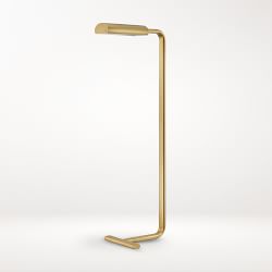 Harrison Floor Lamp, Aged Brass