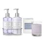 Williams Sonoma French Lavender Hand Soap & Lotion 4-Piece Set, Deluxe, Stainless-Steel