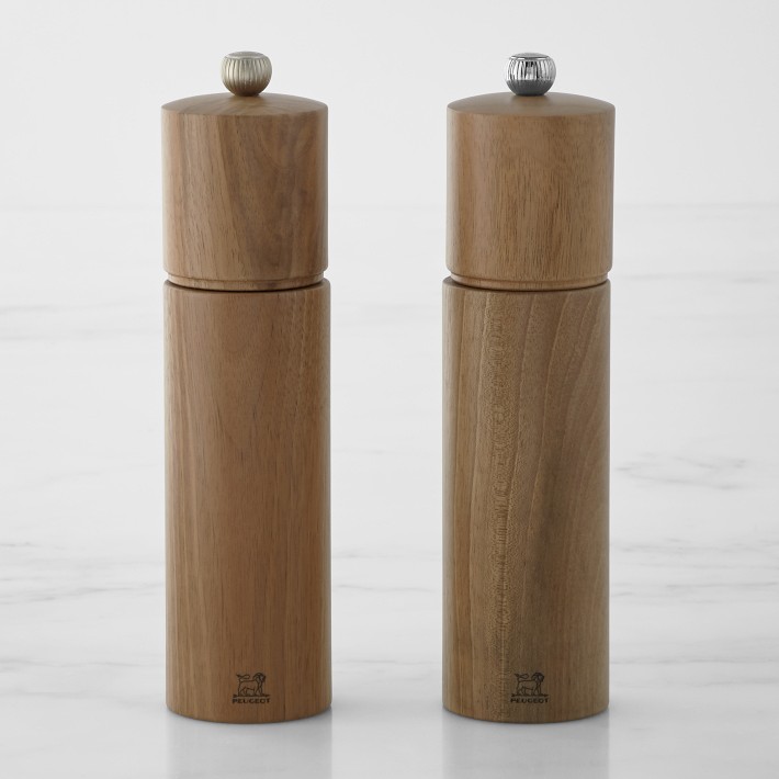 Peugeot Chatel Cherrywood Salt & Pepper Mills Set, 9"
