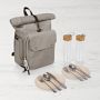 Carmel Roll Top Picnic Backpack Cooler, Gray