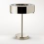 Upton LED Table Lamp, Polished Nickel