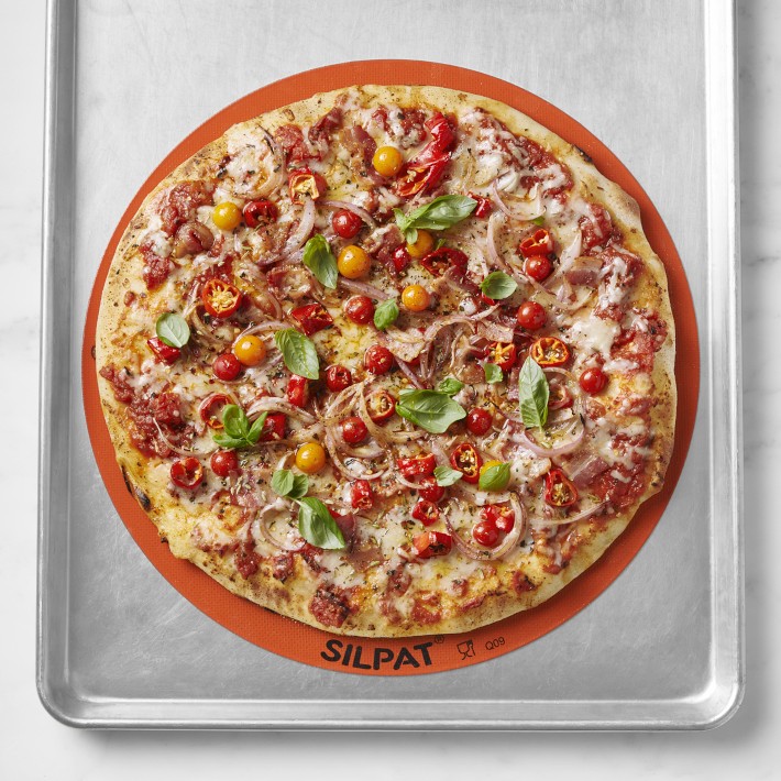 Silpat Nonstick Silicone Boulangerie Perfect Pizza Round Crisping Mat, 16"