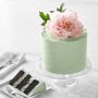 Three-Layer Mint Chocolate Chip Cake, Serves, 16-22