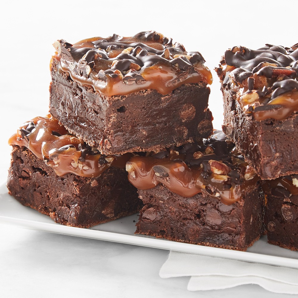 Ultimate Turtle Brownies, Serves 6-8