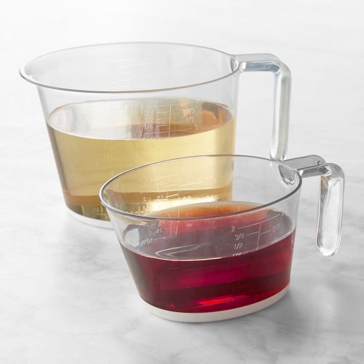 Williams Sonoma Plastic Liquid Measuring Cups, Set of 2