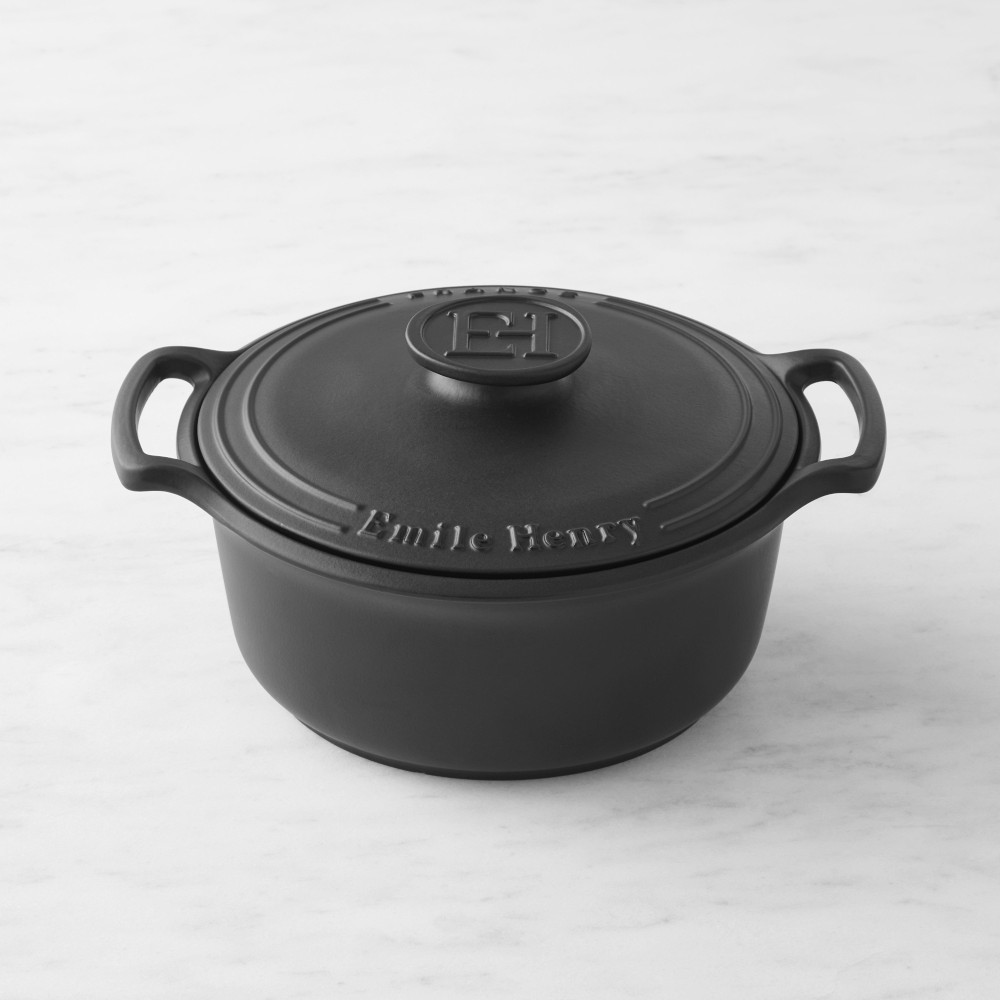Emile Henry Sublime French Ceramic Dutch Oven, 4-Qt., Matte Black